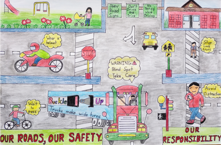 2022 Road Safety Art Contest Winners FMCSA